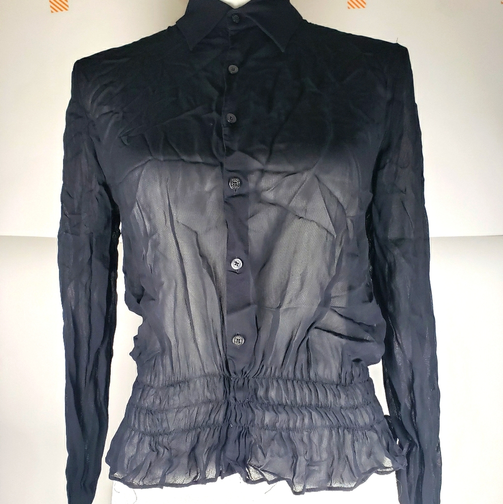 Ralph Lauren button front Blouse Top